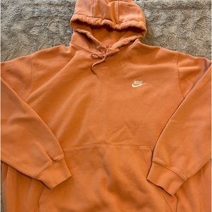 Nike Mens XL Hoodie Peach/Lite Orange